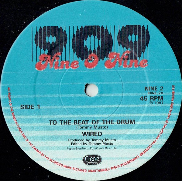 Wired - To the beat of the drum (4 Original Mixes) 12" Vinyl Record