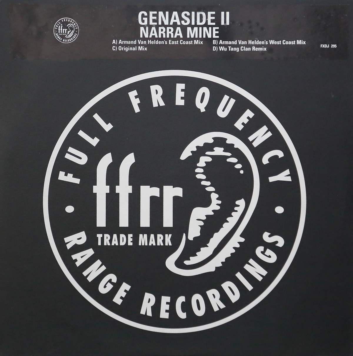 Genaside II - Narra mine (2 x 12" Vinyl) Original Version / 2 Armand Van Helden Mixes / Wu Tang Clan Mix) Doublepack