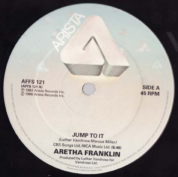 Aretha Franklin - Get It Right (Extended) / Jump To It (Extended) Unplayed 12" Vinyl Record