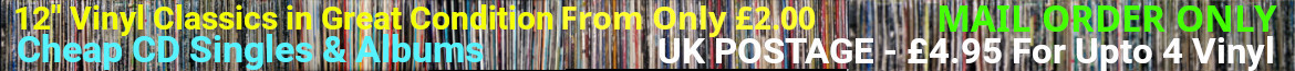 Over 10,000 Vinyl Classics for Sale - 12" Singles and LP Records.