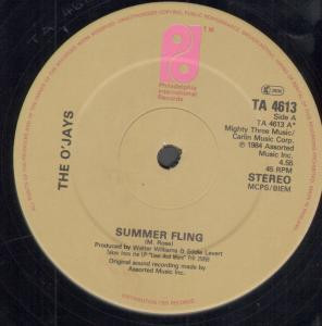 O Jays - Summer Fling (Long Version) / Give My Love To The Ladies (12" Vinyl Record)