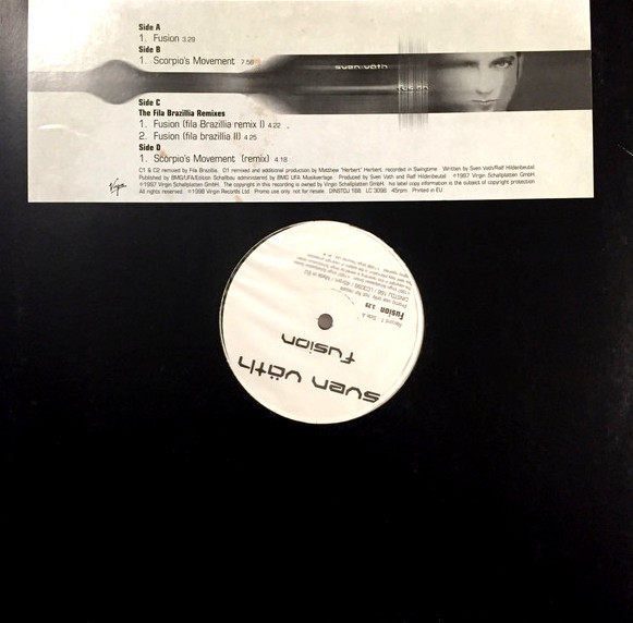 Sven Vath - Fusion (Original Version / 2 Fila Brazillia Remixes) / Scorpio's Movement (Original Version / Remix)