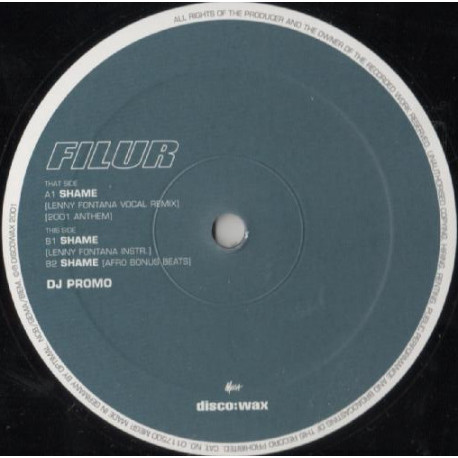 Filur - Shame (promo)