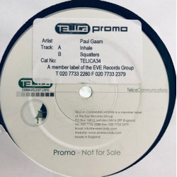 Paul Gaarn - Inhale / Squatters (Vinyl Promo)