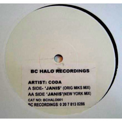 Coda - Janis (Original & New York mix) Vinyl Promo