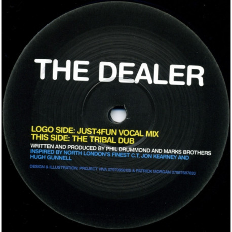 The Dealer - The Dealer (2 mixes) Vinyl Promo
