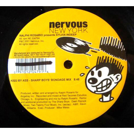 Ralphi Rosario presents Sylvia Indeep - Kiss my ass (Sharp Boys Bondage mix / Ralphis big noise mix / Dub)
