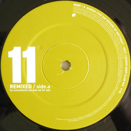 Moby - Sunday (the day before my birthday) West London Deep club mix / Boris Dlugosch & Michi Lange headbanger session (promo)