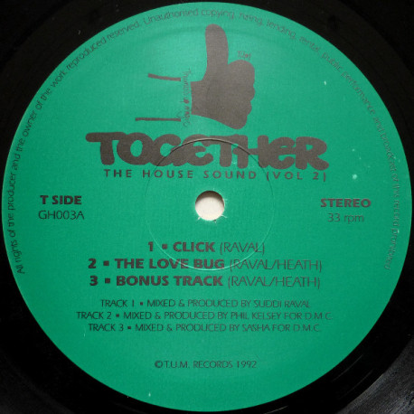 Together - Energize (The Weekend) / LTMTC / Click / The Love Bug / Bonus Track  (12" Vinyl Record)