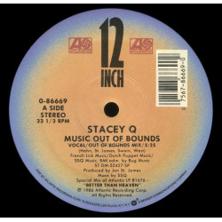 Stacey Q - Music Out Of Bounds (Vocal Mix / Radio Edit / Instrumental) 12" Vinyl Record