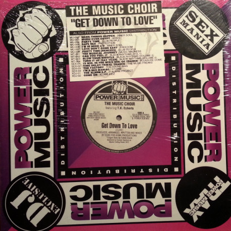 Music Choir feat TK Roberts - Get Down To Love (Power Vocal / Dub / Inst / Beats) 12" Vinyl Records