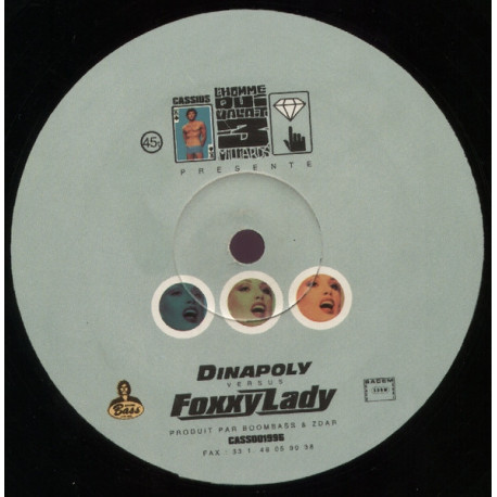 Cassius - Dinapoly Versus Foxxy Lady (12" Vinyl Record)