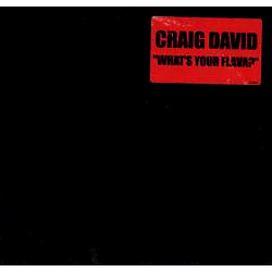 Craig David – What's Your Flava? (LP Version / Radio Edit / Inst / Acapella) 12" Vinyl Record Promo