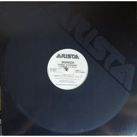 Monica – Street Symphony (Crypton Zone III Remix /Extended / Radio / Inst / Acapella) 12" Vinyl Record