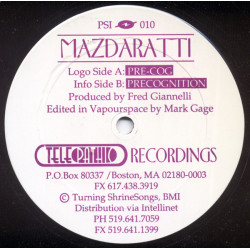 Mazdaratti - Pre-Cog / Precognition (12" Vinyl Record)