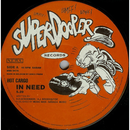 Hot Cargo - In Need / Let Your Mind / Come On Somebody (12" Vinyl Record)