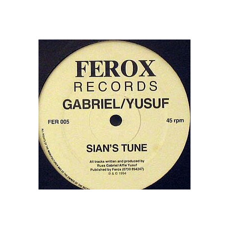 Gabriel Yusuf - Deep Space / Sians Tune (12" Vinyl Record)