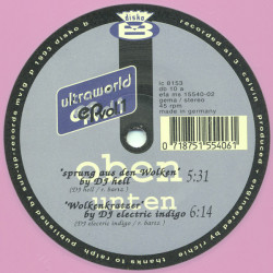 DJ Hell - Sprung Aus Den Wolken / DJ Electric Indigo - Wolkenkratzer (12" Pink Vinyl)