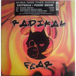 Aura And Thee Dove - Pussn Meow / Kattwalk (Doves Mix / Drum Drum Mix) 12" Vinyl Record