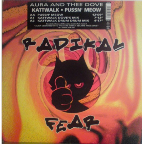 Aura And Thee Dove - Pussn Meow / Kattwalk (Doves Mix / Drum Drum Mix) 12" Vinyl Record