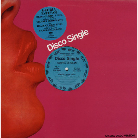 Gloria Estefan - Heavens What I Feel (Trouser Enthusuasts Remix / Victor Calderone Remix) 12" Vinyl Promo