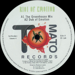 Riot Of Emotion - Riot Of Emotion (Greenhouse Mix / Dub / City Of Angels Mix / Deep Dub Emotion) 12" Vinyl Record