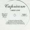 Capricorn - I Need Love (Vocal / Instrumental) 12" Vinyl Record Still In Shrinkwrap