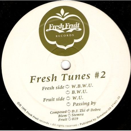 Fresh Tunes 2 - W.B.W.U / B.W.U / W.U / Passing By (12" Vinyl Record)