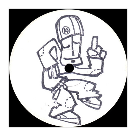 Bassbin Twins - A 1 Love (3 Mixes) 1 of 300 Original Vinyl White Label With Logo Stamp