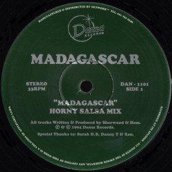 Madagascar - Madagascar (Horny Salsa Mix / Dub) / Chillin Like A Villain (12" Vinyl Record)