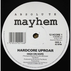 Hardcore Uproar - High On Hope (Original / Out Of The Blue Remix) 12" Vinyl Record