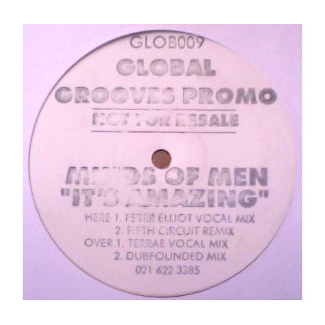 Minds Of Men - Its Amazing (Peter Elliot Vocal / Fifth Circuit Remix / Terrae Vocal Mix / Dubfounded Mix) 12" Vinyl Promo