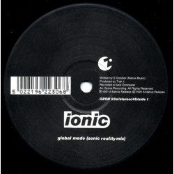 Ionic - Global Mode (Sonic Reality Mix / Original Mix) 12" Vinyl Record