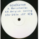 Generator - Narcomaniac / Belgium Calling (12" Vinyl Record White Label)
