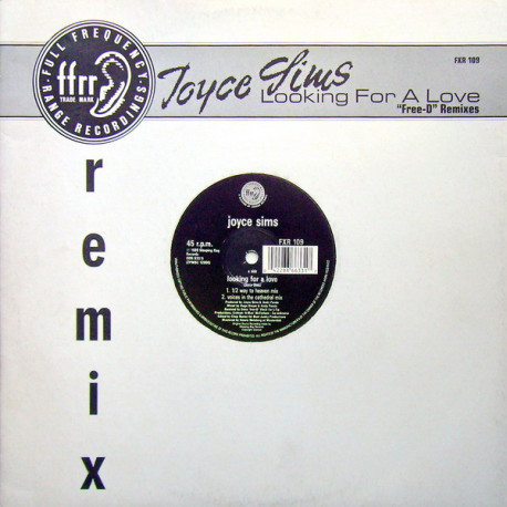 Joyce Sims - Looking For A Love (1/2 way To Heaven Mix / Voice In The Cathedral Mix / Devil In The Flesh Mix) Vinyl