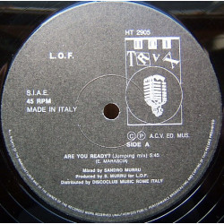 L.O.F - Are You Ready (Jumping Mix) / Melody (Relaxing) 12" Vinyl Record