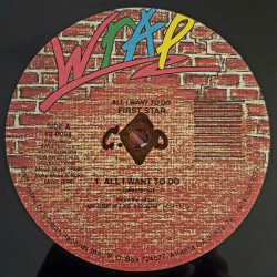 First Star - All I Want To Do / My Grip Is Like A Cobra (12" Vinyl Record)