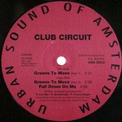 Club Circuit - Groove To Move (Part 1 / Part 2) / Fall Down On Me (12" Vinyl Record)