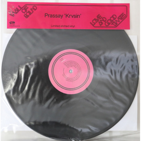 Prassay (DJ Gregory) - Krvsin (One Sided Etched Disc) Vinyl Promo