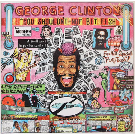 George Clinton - You shouldn't - nuf bit fish LP - Nubian Nut / Quickie / Last Dance / Silly Millameter (6 Track Vinyl LP)