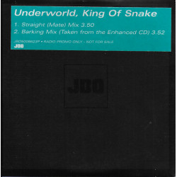 Underworld - King of snake (Straight mix + Barking mix) promo