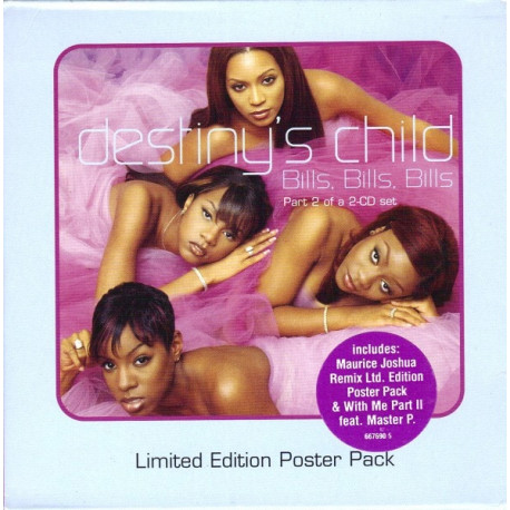 Destinys Child - Bills bills bills (Original and Maurice Joshua dance mix) / With me part 2 featuring Master P ( with free poste