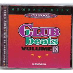 Club Beats Series 1 Volume 18 (Unmixed) - Compilation CD featuring full length versions of 10 tracks including Rob Dougan "Furio