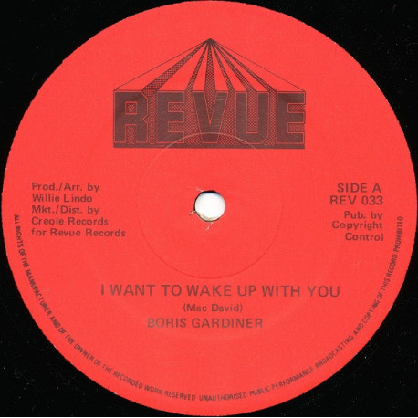 Boris Gardiner - I Want To Wake Up With You (Original / Version) 12" Reggae Vinyl