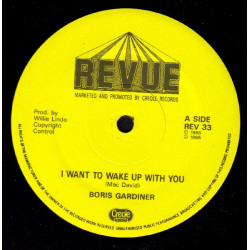 Boris Gardiner - I Want To Wake Up With You (Original / Version) 12" Reggae Vinyl