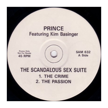 Prince feat Kim Basinger - Scandalous Sex Suite (4 Parts) SAM632 UK Promo Vinyl 12"