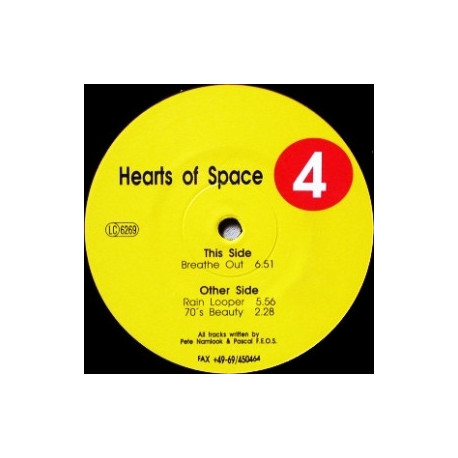 Hearts Of Space - Breathe Out / Rain Looper / 70's Beauty (12" Vinyl Record)