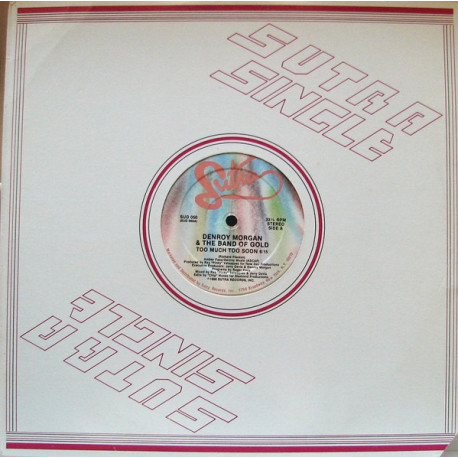 Denroy Morgan & The Band Of Gold - Too Much Too Soon (Vocal / Dub) 12" Vinyl Record