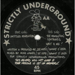 Tigers In Space – Untitled Revolution / The Revolution Continues / Wait 4 Me (12" Vinyl Record)