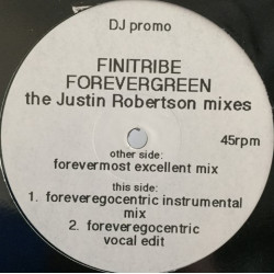 Finitribe - Forevergreen (Most Excellent Mix / Egocentric Instrumenmtal / Egocentric Vocal Edit) DJ Promo
